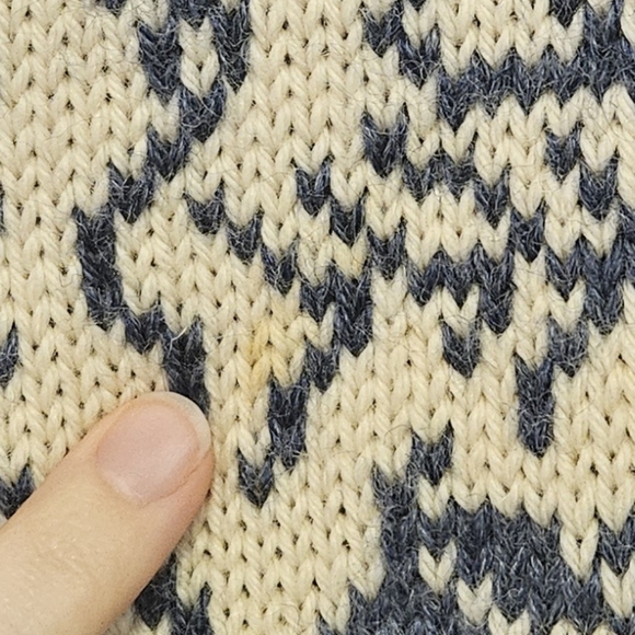 Vintage Dale of Norway Sweater Blue Wool Crew Men's Medium - Picture 6 of 11